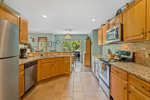 well stocked kitchen