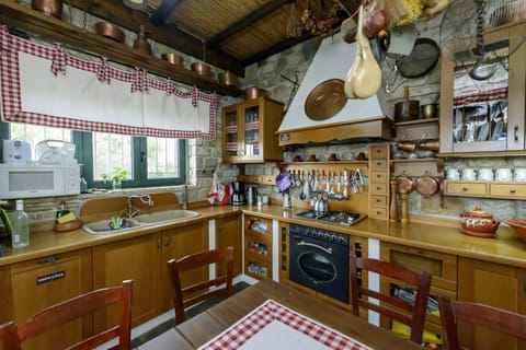 Premium Villa, 3 Bedrooms, Sea View | Private kitchen | Fridge, microwave, oven, stovetop