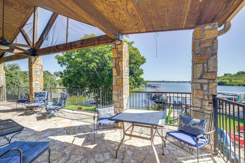Granbury Vacation Rental | 3BD | 3BA | Stairs Required | Covered Porch