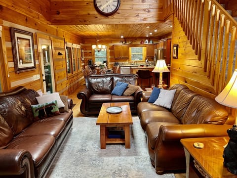 Open living room to Kitchen area