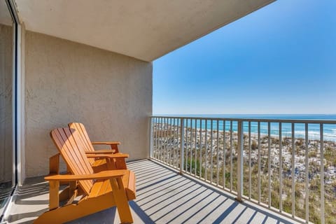 Balcony Off Family Room - Adirondack Chairs on one End 