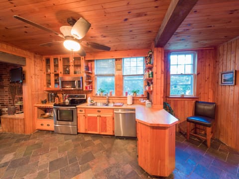 Clean well equipped modern ADK kitchen