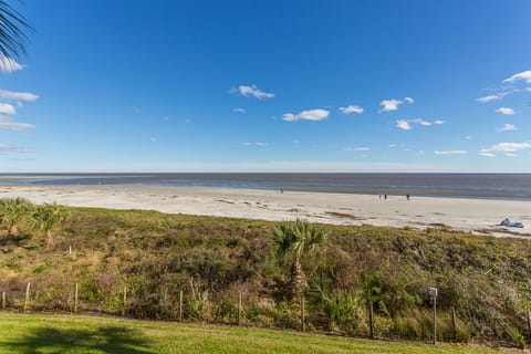 balcony views as you enter the beach villa