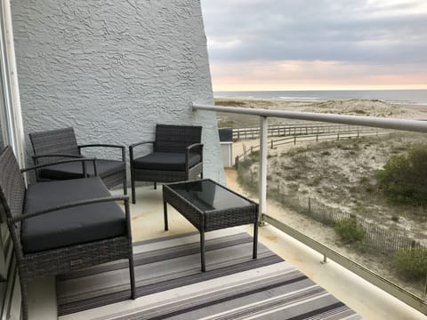 Wake up everyday to peaceful sunrises or soak up the sun on your private deck