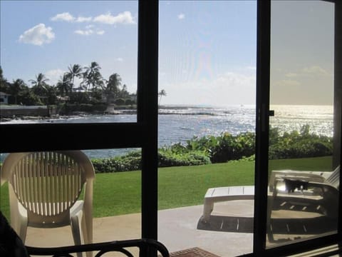 Looking from inside out the Lanai