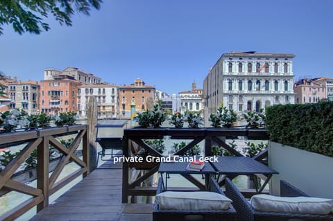 Canal Grande and the private deck