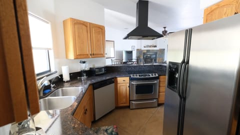 Kitchen area in the Guest House.