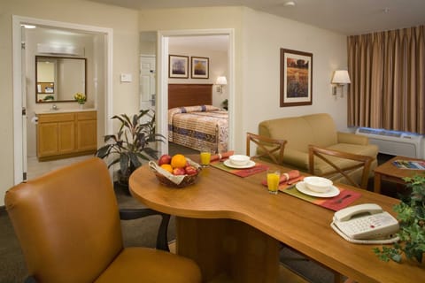 Desk, blackout drapes, soundproofing, iron/ironing board
