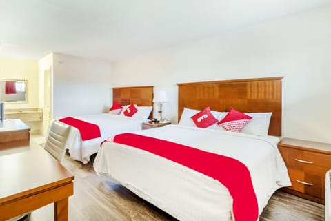 Room, 2 King Beds | Desk, free WiFi, bed sheets