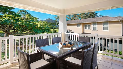 Plantation at Princeville Resort #921 - Dining Lanai View - Parrish Kauai
