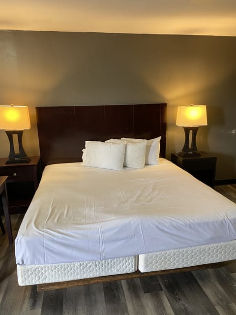 Desk, blackout drapes, iron/ironing board (on request), WiFi (free)