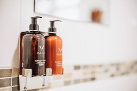 Free toiletries, towels