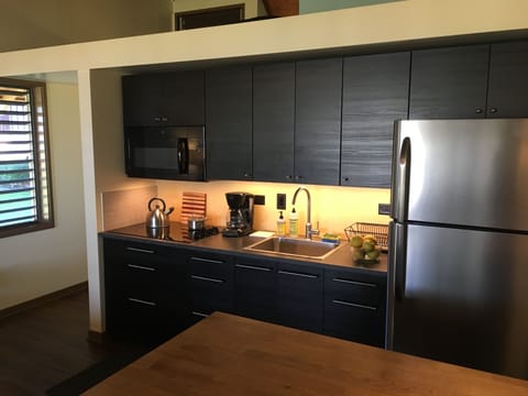 Viewed from the kitchen island stool..........