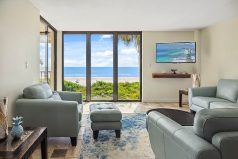 Oceanfront Living Room View