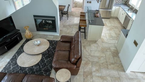 The Open Kitchen Allows Everyone to Be Together