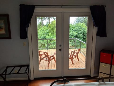 Entrance to deck off the Main Bedroom 