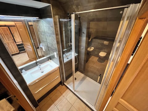Sun Room | Bathroom | Shower, rainfall showerhead, free toiletries, hair dryer