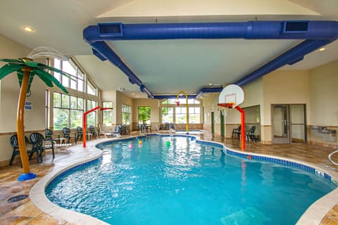 Indoor pool, open 6 AM to 11 PM, sun loungers