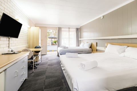 Iron/ironing board, WiFi (free), alarm clocks, bed sheets