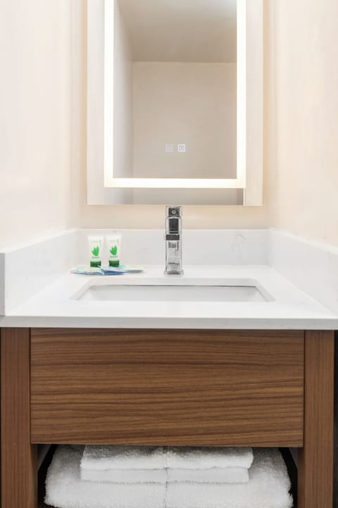 Room, 1 Queen Bed, Non Smoking | Bathroom | Shower, free toiletries, hair dryer, towels