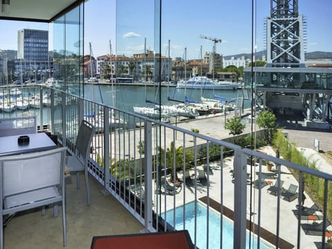 Privilege, Room, 1 Double Bed, Terrace, Sea View | Premium bedding, minibar, in-room safe, desk