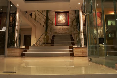 Interior entrance