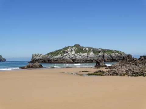On the beach