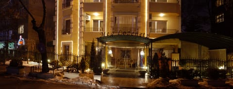 Front of property - evening/night