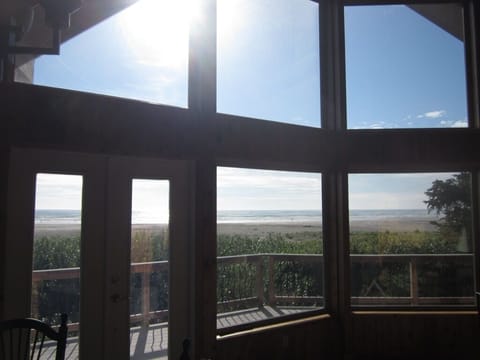 View from dining area/kitchen