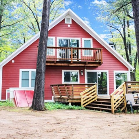 Lake house facing Blass lake