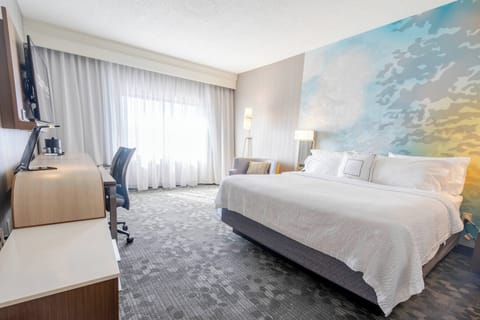 Room, 1 King Bed with Sofa bed | Premium bedding, in-room safe, desk, laptop workspace