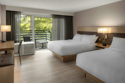 Standard Room, 2 Queen Beds, Balcony | Hypo-allergenic bedding, desk, laptop workspace, iron/ironing board