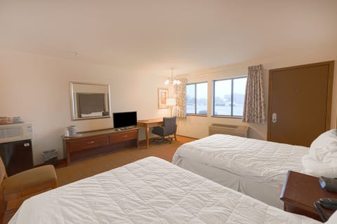 Room, 2 Double Beds, Non Smoking | Desk, iron/ironing board, free WiFi, bed sheets