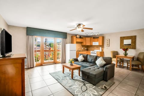 Suite, 1 Bedroom | Desk, iron/ironing board, free WiFi, bed sheets