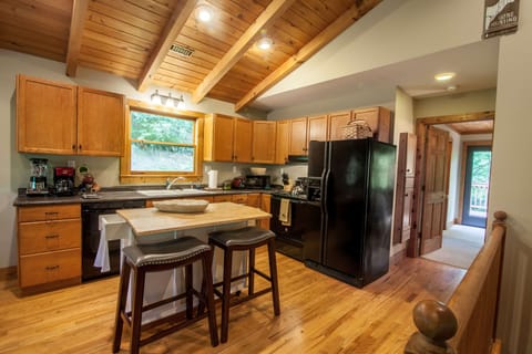 Center Kitchen Island seats Two More