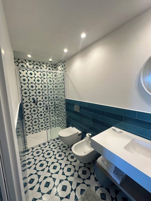 Shower, rainfall showerhead, hair dryer, bidet