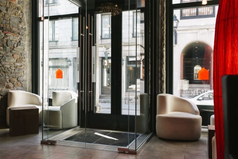 Interior entrance