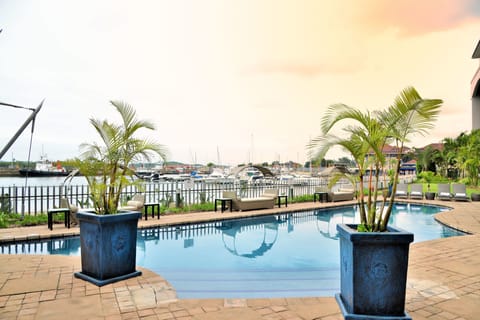 Outdoor pool, open 8:00 AM to 9:00 PM, sun loungers