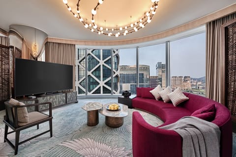 Nüwa Villa | Living area | 42-inch TV with cable channels
