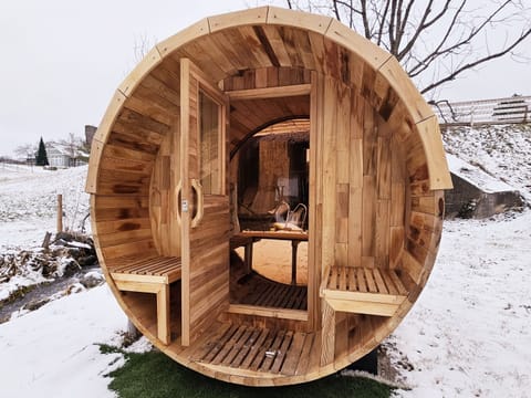 Sauna at Winter