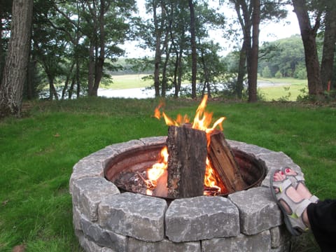 View from the fire pit