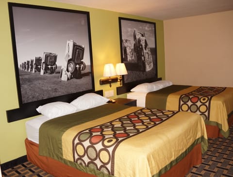 Laptop workspace, free WiFi, bed sheets