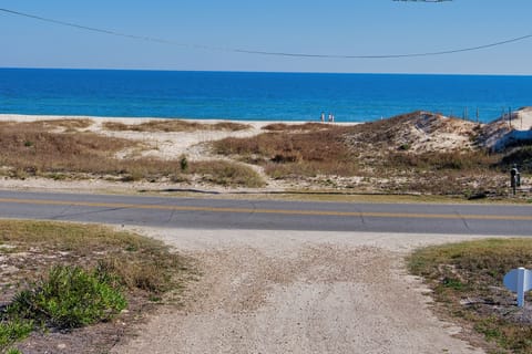 Unobstructed Gulf  Views from the front porch
