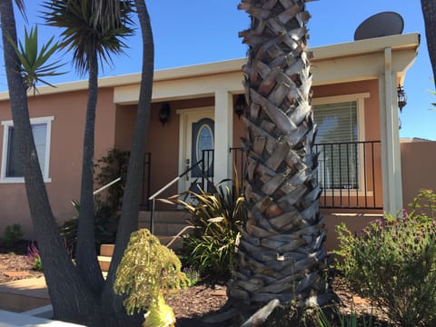 Raised above street level, well-manicured, and comfortably discreet.