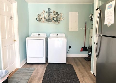 New washer and dryer