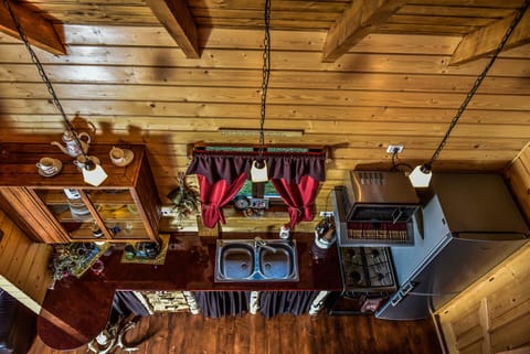 A full kitchen and pantry with everything you need, and maybe a little more :)