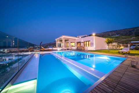 Deluxe Villa, 4 Bedrooms, Private Pool, Sea View | Terrace/patio