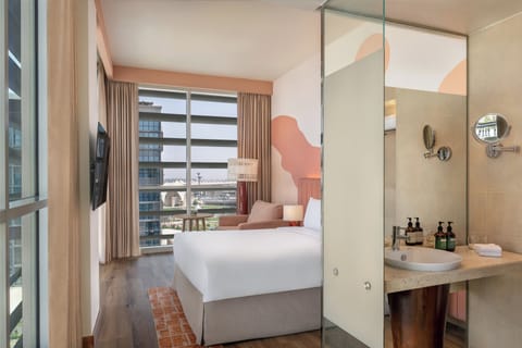 Family Room, Multiple Beds (Plaza View, Family Room) | Down comforters, in-room safe, desk, blackout drapes