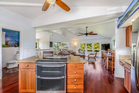 CEILING FANS AND TRADE WINDS PROVIDE A COOL BREEZE FOR YOUR COMFORT