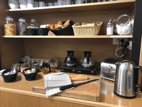 Daily buffet breakfast for a fee